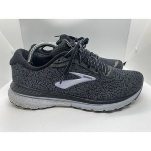 Brooks Womens Adrenaline GTS 20 1202961B003 Black Running Shoes Sz 10.5 B
